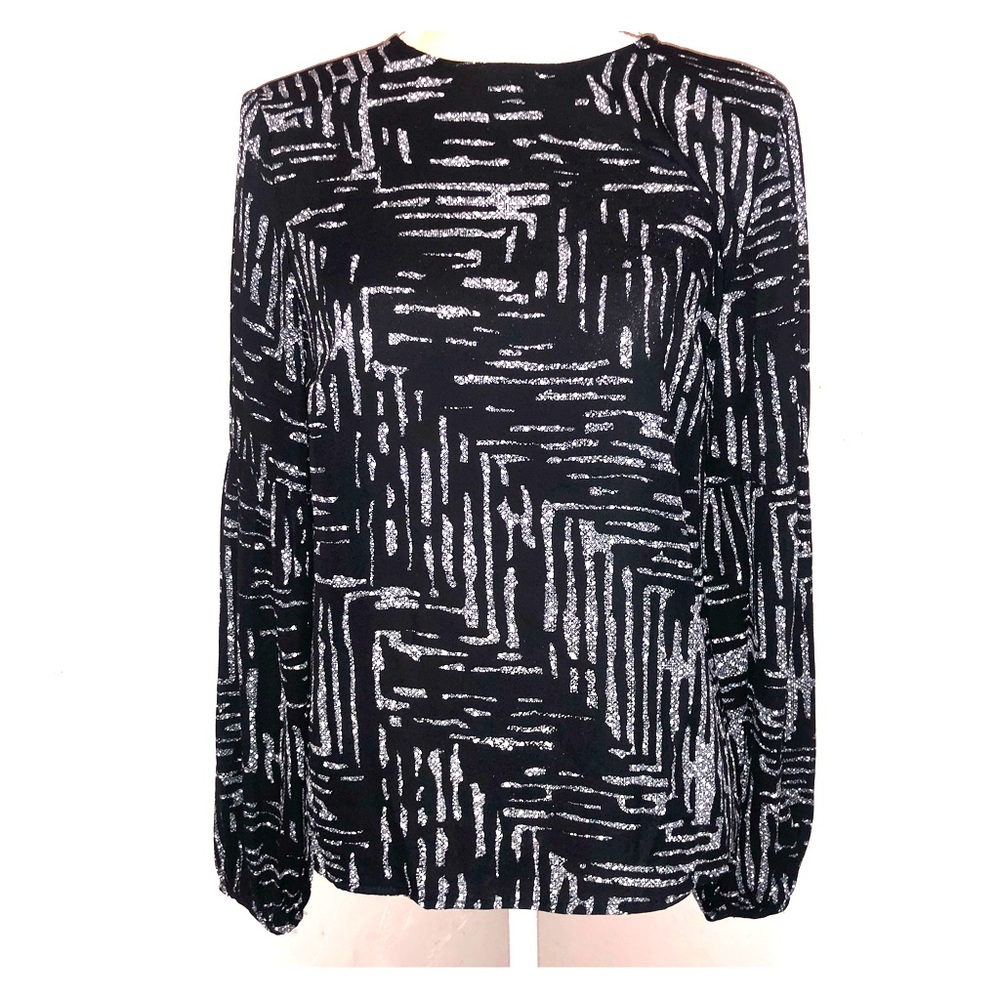 Black long sleeve blouse